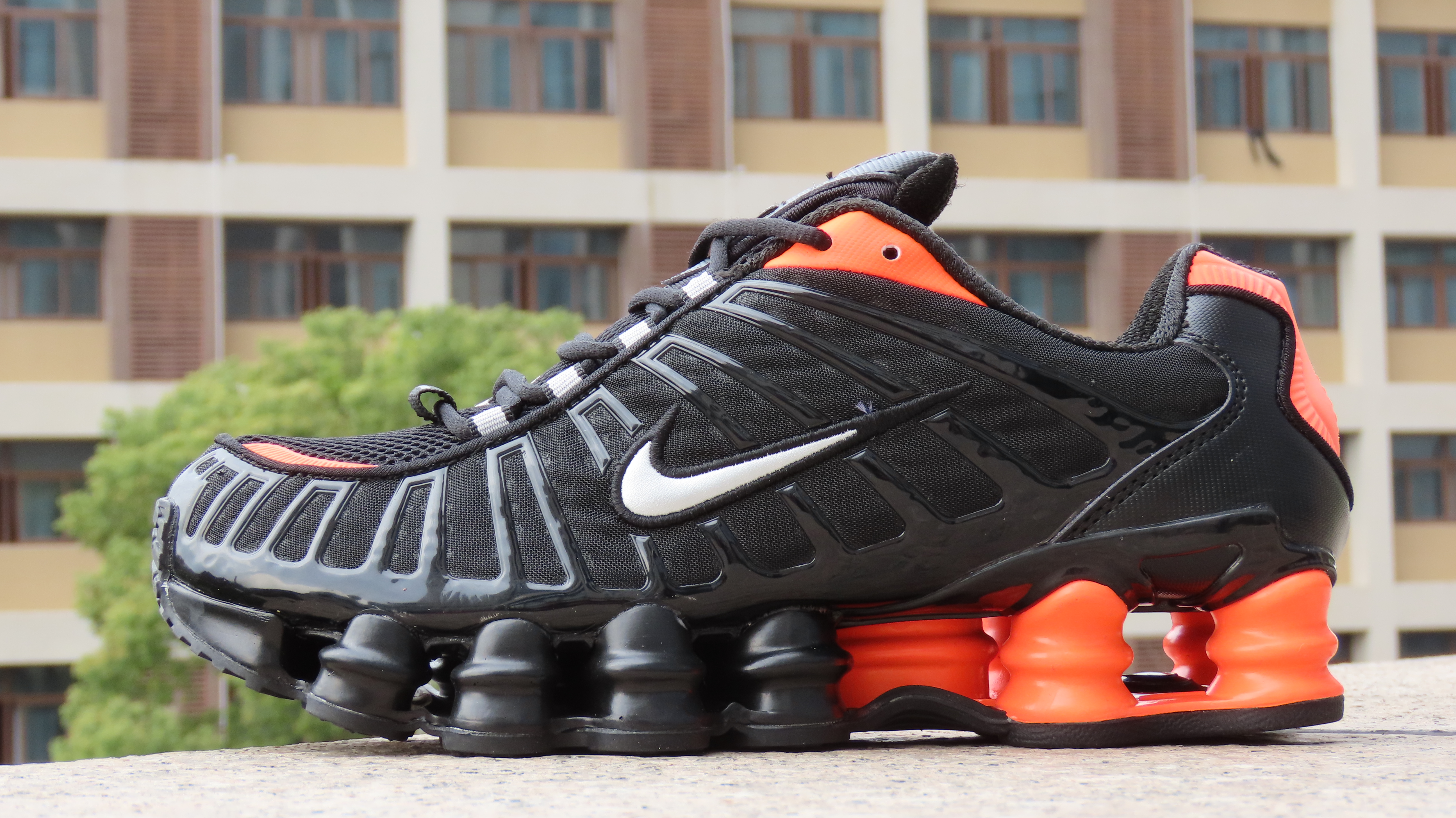 2020 Nike Shox 13 Black Orange - Click Image to Close